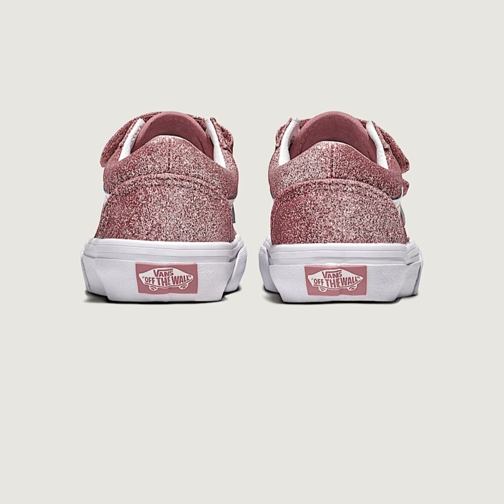 Vans Kids Glitter Pink Sneakers - Picture 2 of 4